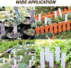 YaeCCC 1000 Pcs 4 Inches Plant Labels Plastic Plant Tags Nursery Garden Labels Pot Marker Garden Stake Tags for Fruit Trees, Flowers, Shrubs, etc