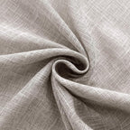 maxmill Flaxy Faux Linen Tablecloth with 2-Tone Slubby Texture Wrinkle Resistant Anti-Shrink Soft Table Cloth for Kitchen Dining Restaurant Tabletop for Event Holiday Dinner Round 70 Inch Linen