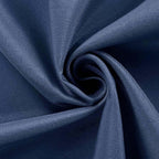 Efavormart 120" Dark Blue Faux Denim Polyester Round Tablecloth for Wedding Party Banquet Restaurant