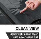Premium Card Binder 16 Pocket, GEAoffice PU Cover Trading Card binder for 1000+ Cards, Sturdy Card Collection Album, Card Holder Folders for YuGiOh, MTG, TCG, Game Cards & Sports Cards, Black
