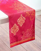 Maison d' Hermine Table Runner 100% Cotton Double Layer Table Runners 108 inches Long for Thanksgiving Christmas Decorations Home Kitchen Dining Party Wedding (Versailles, 14.5" x 108")