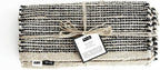 Chardin home Natural Jute Table Runner 13x72 Inch – Vintage Boho Rustic Table Decor – Handwoven Table Runner in Natural Jute and Black – Farmhouse Dining or Console Table Accent