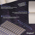 Dingbats A5 Wildlife Notebook Journal Hardcover, Cream 100gsm Ink-Proof Paper, 6.1 x 8.5 inches, 192 pages (Black Duck, Dotted).