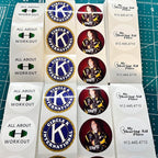 150 Custom Circle/Square BOPP Roll Labels- Personalized Stickers for Business Logo, Party, Wedding Favor, Baby Shower-Any Design Text + Image, Matte/Gloss Finish (2 Inch Circle)