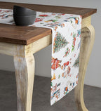 Maison d' Hermine Table Runner 100% Cotton Single Layer Table Runners 108 inches Long for Thanksgiving Christmas Decorations Home Kitchen Dining Party Wedding (Chromo, 14.5" x 108")