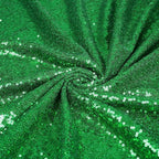 SquarePie Sequin Tablecloth 50 x 72 Inch Green Sparkly Table Cloth for Christmas Party Decoration
