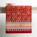 Maison d' Hermine Table Runner 100% Cotton Single Layer Table Runners 72 inches Long for Thanksgiving Christmas Decorations Home Kitchen Dining Party Wedding (Sofia, 14.5" x 72")