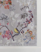 Maison d' Hermine Table Runner 100% Cotton Single Layer Table Runners 48 inches Long for Thanksgiving Christmas Decorations Home Kitchen Dining Party Wedding (Equinoxe - Grey, 14.5" x 48")