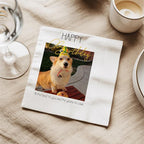 Luxury Personalized Napkins With Picture, Custom Cocktail Napkins, Birthday Party Napkin, Custom Photo Napkin with Text, Beverage Luncheon Cocktail Paper, Birthday Party Decor