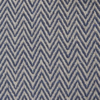 DII Woven Basic Tabletop Collection Chevron Table Runner, 15x72, French Blue