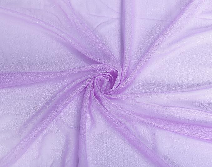 MDS Halloween Chiffon Table Runner - 12 Pack, 29 x 170 Inches, 14ft Each - Sheer Spooky Table Runners for Haunted House Parties, Trick-or-Treat Tables, Witchy Décor, Wedding & Events - Orchid