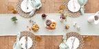 DII Woven Basic Tabletop Collection Chevron Table Runner, 15x108, Jadeite