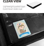 16 Pockets Premium Card Binder 1024 Cards Trading Card Binders Side Load Card Storage Display Album(16 Pocket 1024 Card Slot,White)