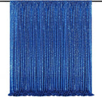 Sequin Backdrop Curtain Royal Blue Party Decorations: Glitter Photography Background 8ftx8ft for Birthday Wedding Baby Shower Photo Backdrop