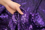 Poise3EHome Purple Sequin Backdrop Curtain,4 Panels 2FTx8FT Glitter Background for Halloween Party Birthday Wedding Christmas Thanksgiving Holiday Festival Decor