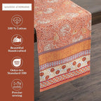 Maison d' Hermine Table Runner 100% Cotton Double Layer Table Runners 108 inches Long for Thanksgiving Christmas Decorations Home Kitchen Dining Party Wedding (Harvest Festival, 14.5" x 108")