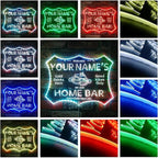 ADVPRO Personalized Your Name Home Bar RGB Dynamic Glam LED Sign - Cut-to-Edge Shape - Smart 3D Decoration - Multicolor Signage st06s32-fnd-p11d-tm-c