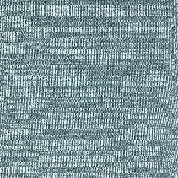 ZeeMart Linen Textured Border Table Runner, 14 x 90 Inch Blue, Farmhouse Style Dusty Blue Table Runners 90 Inches Long, Easy Care Everyday Polyester Table Runner
