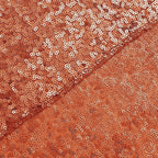 Sugargirl Orange Sequin Backdrop Curtain 4 Panels 2FTx8FT Glitter Orange Background Drapes Sparkle Photography Backdrop for Party Wedding Birthday Wall Decoration
