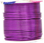 Mandala Crafts 16 Gauge Anodized Aluminum Craft Wire for Jewelry Making – 390 FT Colored Flexible Silver Copper Gold True Blue Purple Pink Wire - Bendable for Bonsai Armature Crafting Sculpting