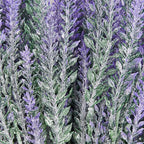 Juvale 12 Bundles Lavender Artificial Flower Stems - 2" D x 3" W x 14" H - Purple - Weather Resistant Artificial Flowers for Outdoors & Wedding Centerpieces & Door Wreaths
