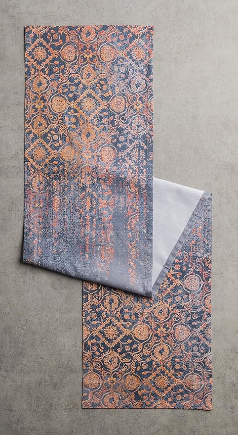 Maison d' Hermine Table Runner 100% Cotton Single Layer Table Runners 36 inches Long for Thanksgiving Christmas Decorations Home Kitchen Dining Party Wedding (Imperfection, 14.5" x 36")