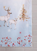 Maison d' Hermine Table Runner 100% Cotton Single Layer Table Runners 48 inches Long for Thanksgiving Christmas Decorations Home Kitchen Dining Party Wedding (Fairy Tale Forest, 14.5" x 48")