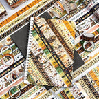 Mooker 16 Rolls Washi Tape Set - Decorative Tape Egyptian Style, Craft Tape for Journaling Supplies, Scrapbooking Supplies, Journaling Supplies, DIY Crafts, Junk Journal Supplies, Scrapbook Paper