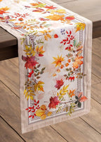 Maison d' Hermine Table Runner 100% Cotton Single Layer Table Runners 48 inches Long for Thanksgiving Christmas Decorations Home Kitchen Dining Party Wedding (Amarante, 14.5" x 48")
