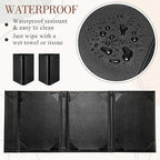 12 Pcs 5 x 7 Inch Triangle Menu Holders for Restaurant 3 Side Leatherette Table Tent Frame Menu Sign Cover Bulk for Restaurant Coffee Cafe Bar Wedding Drink Dessert