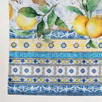 Maison d' Hermine Table Runner 100% Cotton Double Layer Table Runners 72 inches Long Decorative for Home Kitchen Dining Party Baby Shower Wedding Bridal Shower Spring Summer (Citrus, 14.50" x 72")