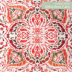 Maison d' Hermine Table Runner 100% Cotton Single Layer Table Runners 108 inches Long for Thanksgiving Christmas Decorations Home Kitchen Dining Party Wedding (Damask, 14.5" x 108")