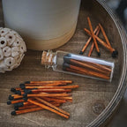 2" Classic White Tip Safety Matches | 3 Glass Bottles Each with Cork Top, Striker & 20 Matchsticks by Thankful Greetings (60+ Total) | Decorative & Unique for Home Decor, Event Giveaways