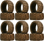 Decorative Cane Napkin Rings Set of 12 - Hand Woven Napkin Holders for Farmhouse, Rustic, Holiday, Wedding, Easter, Thanksgiving, Xmas, Boho & Fall Table Décor (Walnut) - CLEENTABLE