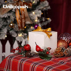 UnicoPak 50 Pack 4x4x4 White Gift Boxes, Elegant Small Gift Boxes with Lids for Birthday Wedding Holiday Christmas, Gift Box for Ornaments Treats Candle Mug Crafting