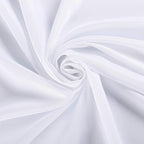 Ascoza 2pack 90 Inch White Round Tablecloth in Polyester Fabric for Wedding/Banquet/Restaurant/Parties