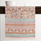 Maison d' Hermine Table Runner 100% Cotton Single Layer Table Runners 72 inches Long for Thanksgiving Christmas Decorations Home Kitchen Dining Party Wedding (Nila, 14.5" x 72")