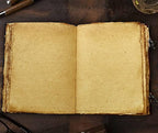 cuero 3 Moon Blue Lapiz Embossed Vintage Leather Journal | 240 Pages of Antique Handmade Deckle Edge Vintage Paper, Leather Sketchbook, Drawing Journal, Great Gift (9 inch 12 inch, brown)