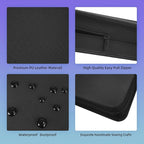 4 Pockets Premium Card Binder 160 Cards Trading Card Binders No Ring Card Storage Display Album(4 Pocket 160 Card Slot,Black)
