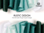Vitalizart Silk Like Satin Ribbon 1 inch x 25 Yard Green & Sage Handmade Frayed Ribbons for Gift Wrapping Baby Shower Wedding Bridal Bouquets Holiday Decor