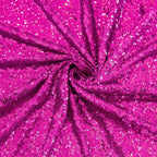 JYFLZQ Hot Pink Sequin Backdrop Curtain 2x8ft 2 Panel Fuchsia Glitter Photo Booth Photography Backdrop Background for Parties Shimmer Wall Backdrop Wedding Backdrop Decorations