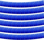 6 Pack 10 Feet Foil Fringe Garland Metallic Tinsel Streamers Banner Wall Hanging Curtain Backdrop Banner for Parade Floats, Thanksgiving, Christmas, Birthday, Halloween Party Decorations(Blue)