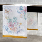 Maison d' Hermine Table Runner 100% Cotton Single Layer Table Runners 72 inches Long Decorative for Home Kitchen Dining Party Wedding Bridal Shower Spring Summer (Paradise Island, 14.50" x 72")