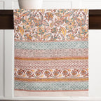Maison d' Hermine Table Runner 100% Cotton Double Layer Table Runners 72 inches Long for Thanksgiving Christmas Decorations Home Kitchen Dining Party Wedding (Nila, 14.5" x 72")
