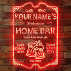 ADVPRO Personalized Your Name Home Bar RGB Dynamic Glam LED Sign - Cut-to-Edge Shape - Smart 3D Decoration - Multicolor Signage st06s86-fnd-p11a-tm-c