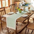 Table Runners 138 Inches,Waterproof Boho Table Runner with Tassel Fringe,Table Runner for Party Coffee Table