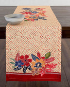 Maison d' Hermine Table Runner 100% Cotton Double Layer Table Runners 72 inches Long for Thanksgiving Christmas Decorations Home Kitchen Dining Party Wedding (Kalahari, 14.5" x 72")