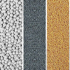 Confect Edible Galaxy Sprinkles | Sprinkles for Cakes & Cupcakes Decoration | pack of 5 Mix Black, Champagne Gold, Sliver, Grey & Golden Pearl | Vegan, Gluten-Free, Nut-Free, Soy-Free, Dairy-Free, Palm Oil-Free- 5 Oz
