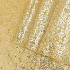 Gold Sequin Square Tablecloth - 50x50 inch, Luxurious Sparkle & Glitter Party Table Cloth, Wedding & Event Decoration