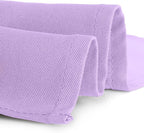 Gee Di Moda Square Tablecloth - 85 x 85 Inch Lavender Table Cloth for Large Square or Round Tables - Heavy Duty Washable Fabric - for Buffet Table, Holiday Party, Dinner, Wedding & Baby Shower